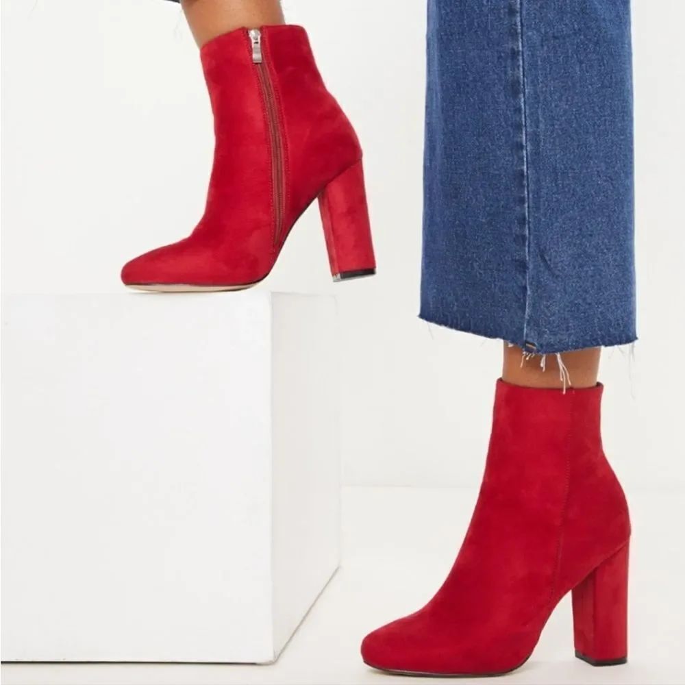 BRAND NEW TOP MODA ZIPPER CLOSURE BUCKLE AND ANKLE STRAPS BLOCK HEEL BOOT G1